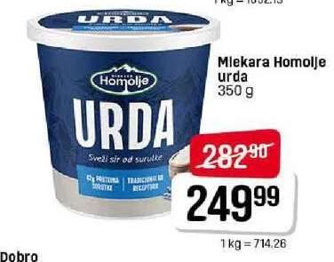 Mlekara Homolje urda