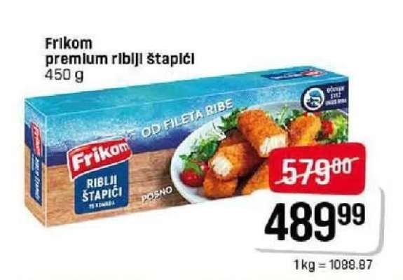 Frikom premium riblji štapići