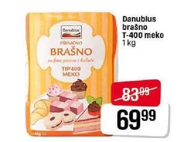 Danublus brašno T-400 meko 1 kg