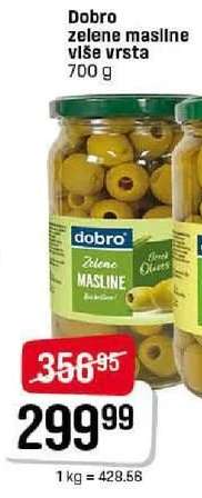 Dobro zelene masline više vrsta