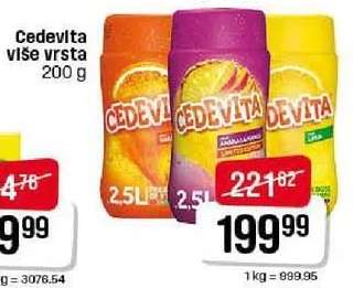 Cedevita više vrsta