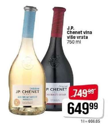 J.P. Chenet vína