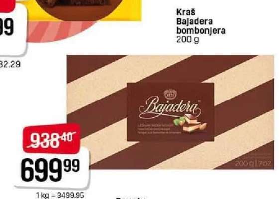 Kraš bajadera bombonjera