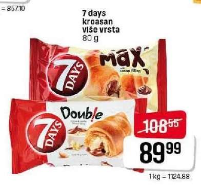 7 days kroasan više vrsta