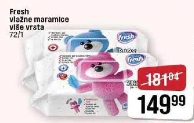 FRESH VLAŽNE MARAMICE