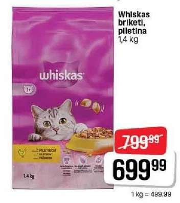 Whiskas briketi piletina