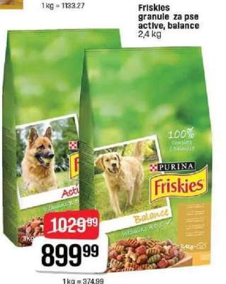 Friskies granule za pse active, balance