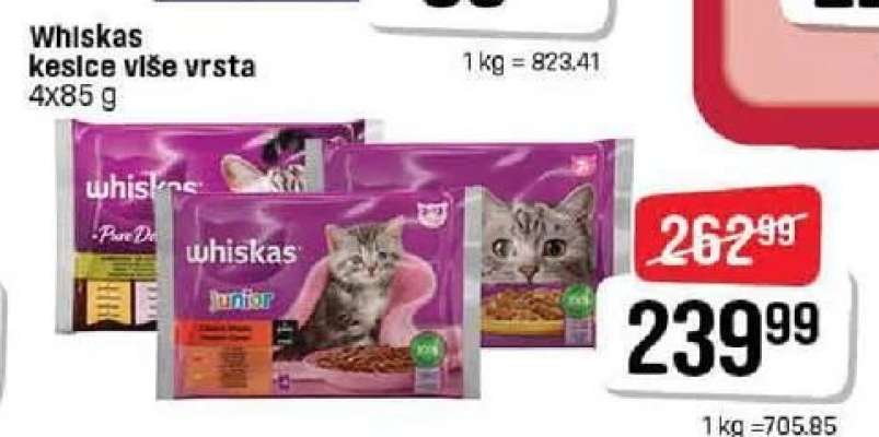 Whiskas kesice više vrsta