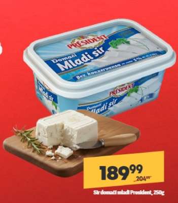 Sir domaći mladi President, 250g