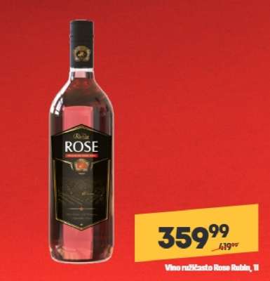 Vino ružicasto Rose Rubin, 1l