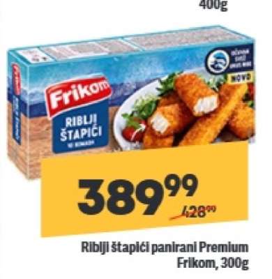 Riblji štapići panirani premium Frikom 300g