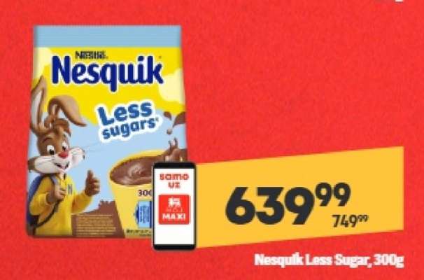 Nesquik Less Sugar, 300g