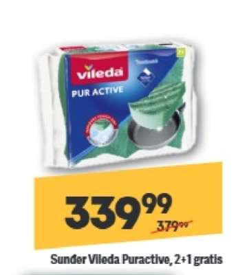 Sunder Vileda Puractive, 2+1 gratis