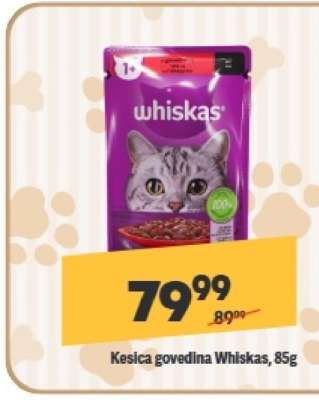 Kesica govedina Whiskas 85g