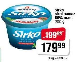 Sirko sirni namaz 55% m.m.