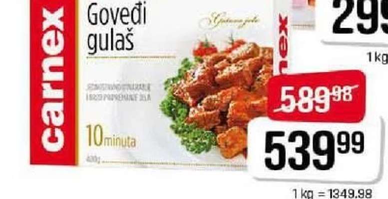 Carnex Goveđi gulaš