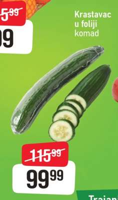 Krastavac u foliji komad