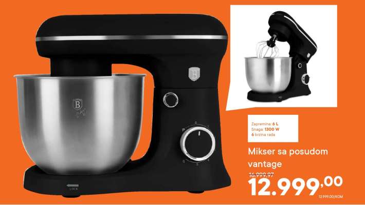 Mikser sa posudom vantage