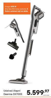 Usisivač štapni Deerma DX700S
