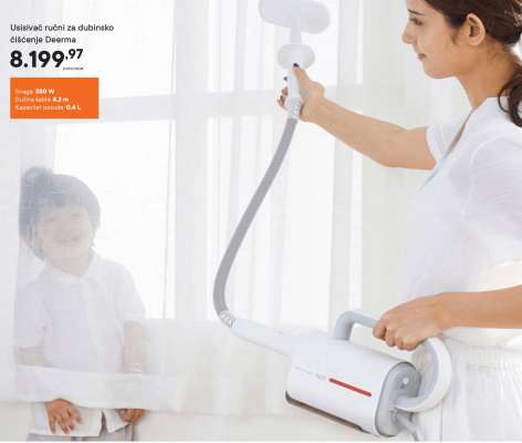 Usisivač ručni za dubinsko čišćenje Deerma