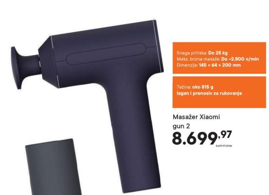 Masažer Xiaomi gun 2