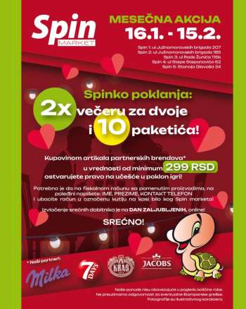 Spin Market katalog - 16.01.2026 - 15.02.2026.