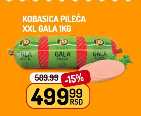 KOBASICA PILEĆA XXL GALA 1kg