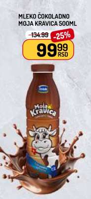 Mleko čokoladno Moja Kravica 500ml
