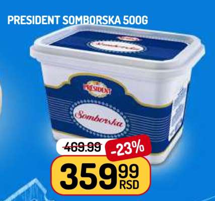 PRESIDENT SOMBORSKA 500g