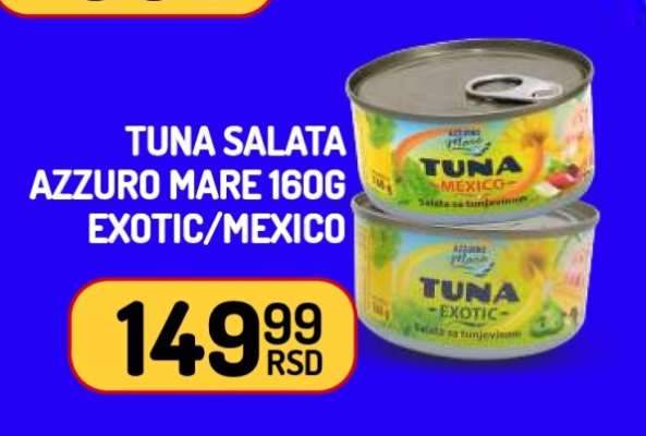 Tuna Salata Azzuro Mare 160g Exotic/Mexico
