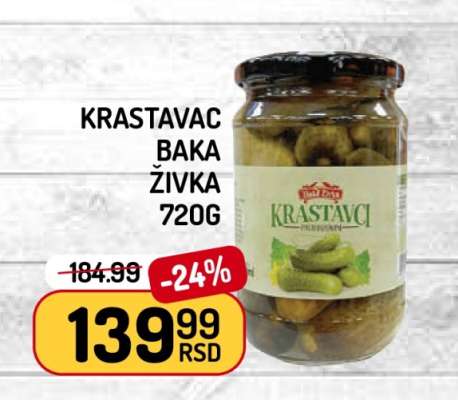 KRASTAVAC BAKA ŽIVKA 720G