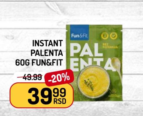 Instant Palenta 60g Fun&Fit