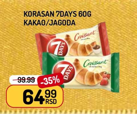 KORASAN 7DAYS 60G KAKAO/JAGODA