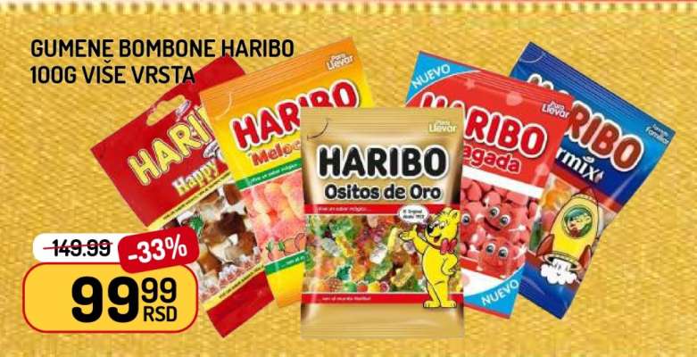 Gumene bombone Haribo 100g