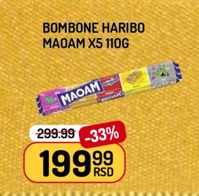 Bombone Haribo Maoam x5 110g