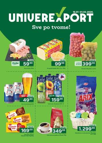 Univerexport katalog - 19.01.2026 - 01.02.2026.