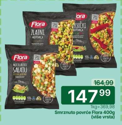 Smrznuto povrće Flora 400g