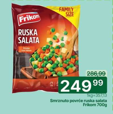 Smrznuto povrće ruska salata
