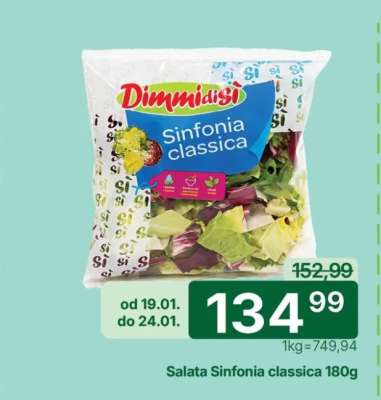 Salata Sinfonia classica 180g