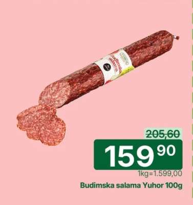 Budimska salama Yuhor 100g