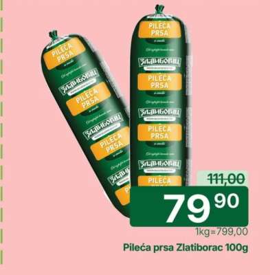 Pileća prsa Zlatiborac 100g