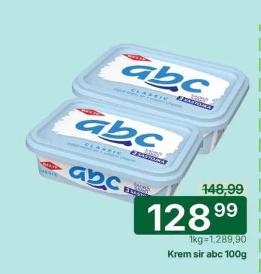 Krem sir ABC 100g