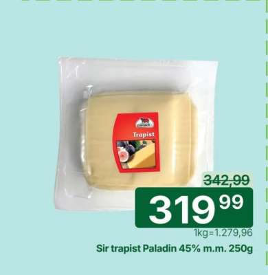 Sir trapist Paladin 45% m.m. 250g