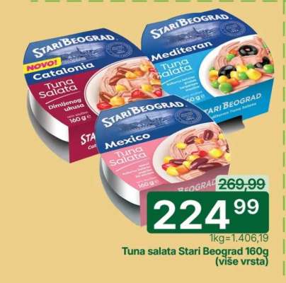 Tuna salata Stari Beograd 160g