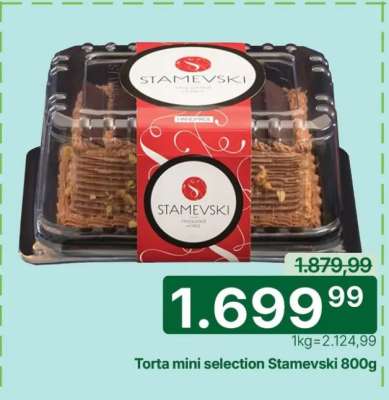 Torta mini selection Stamevski 800g