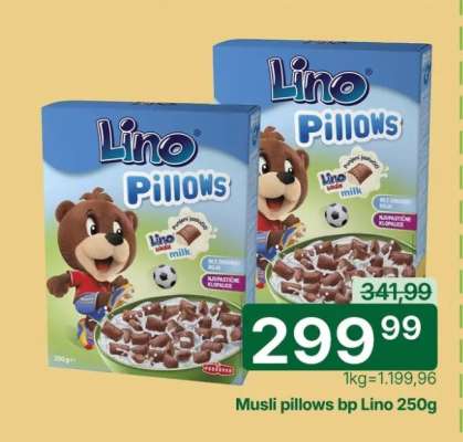 Musli pillows bp Lino 250g