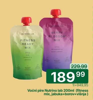 Voćni pire Nutrino lab 200ml
