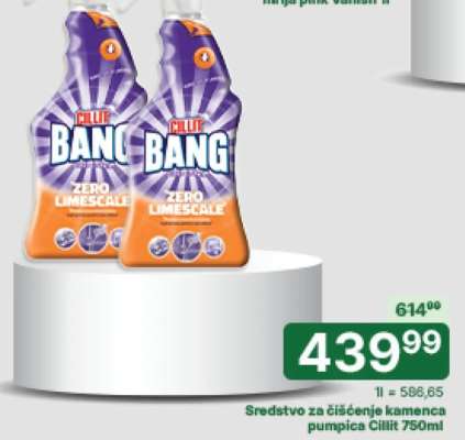 Sredstvo za čišćenje kamenca pumpica Cillit 750ml