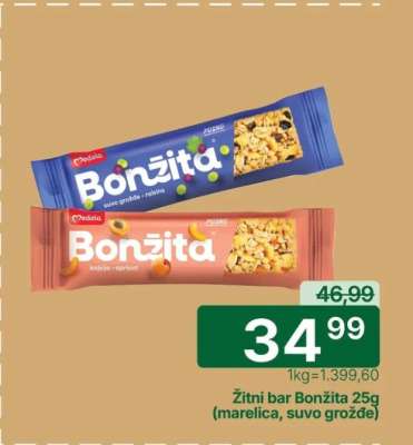 Žitni bar Bonžita 25g