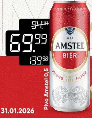 Pivo Amstel 0,5